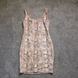 Fashion Nova snakeskin dress